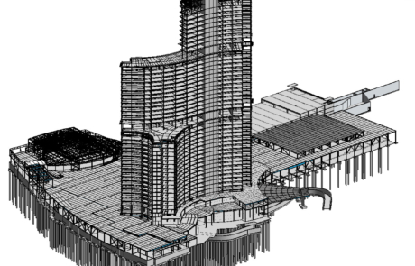 02_structural_model_tower_podium_piles